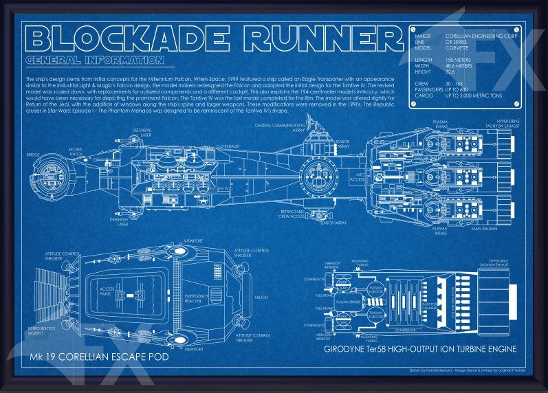 18X12 Blockade runner Schematic